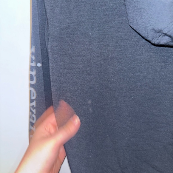 Vineyard Vines Men's Black Hoodie with Gray Accents - Picture 4 of 5